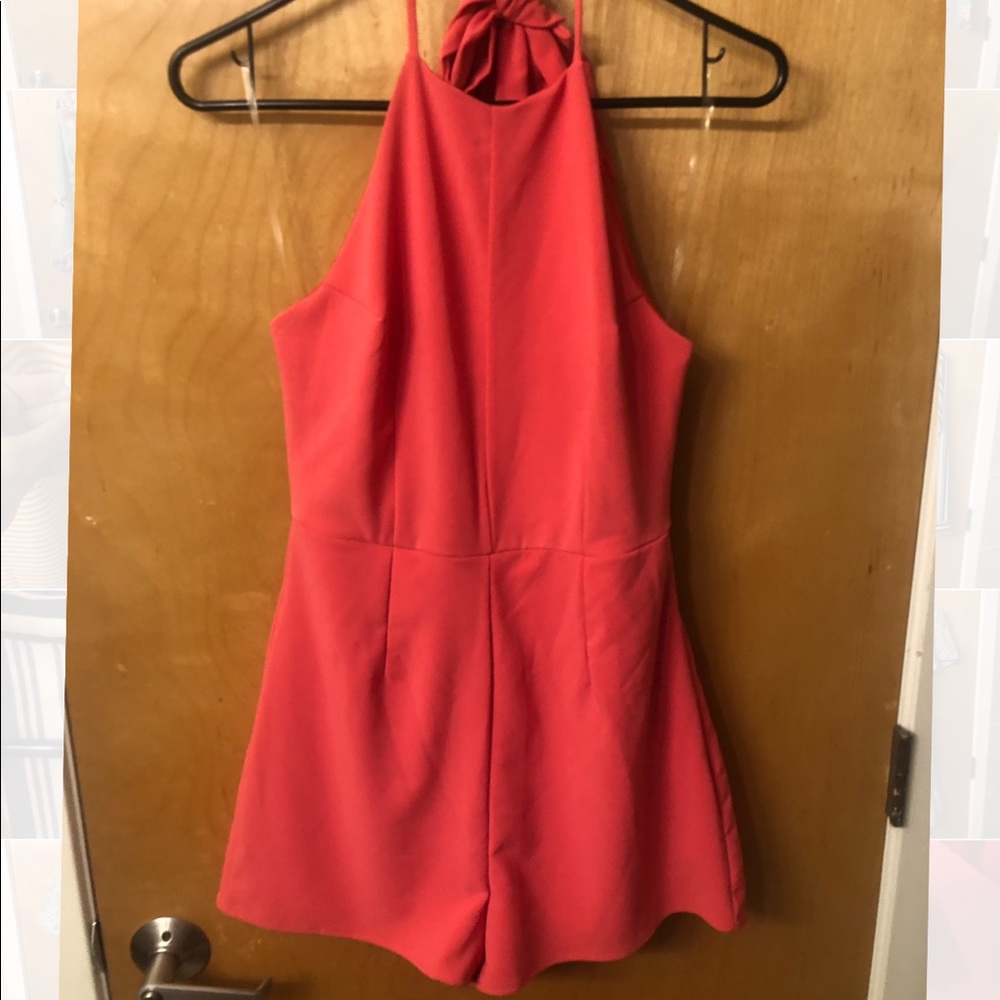 Pink Halter Romper